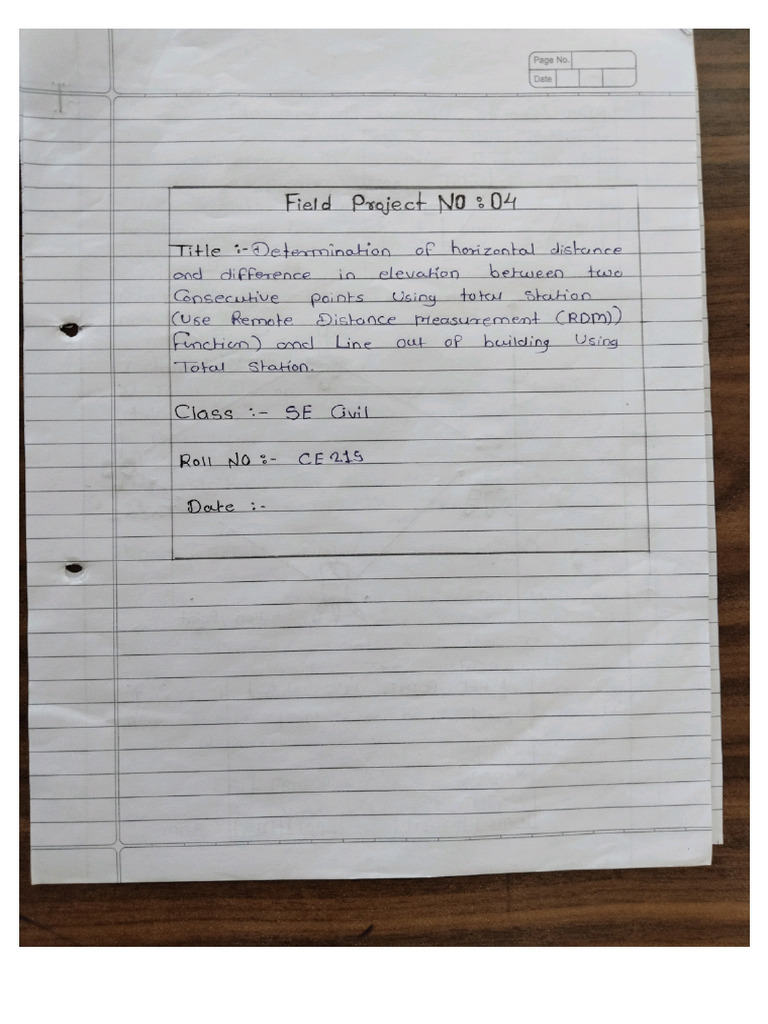 Field Project 04 | PDF