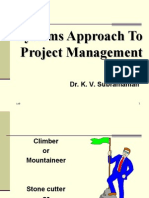 Systems Approach To Project Management