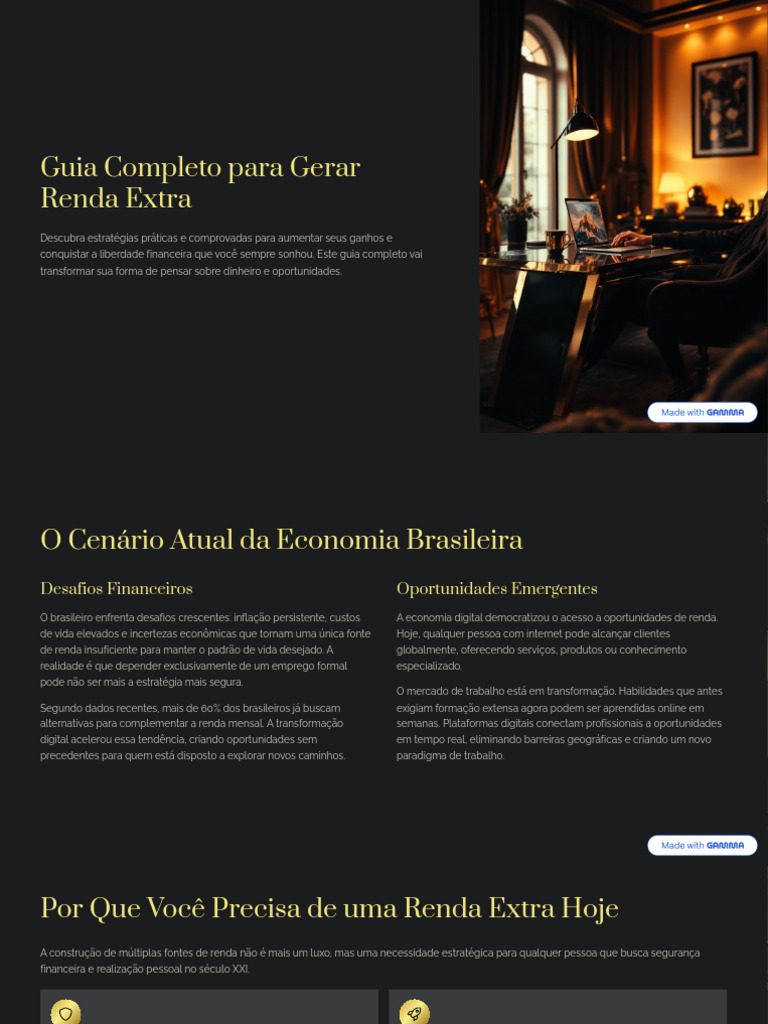 Guia Completo para Gerar Renda Extra | PDF