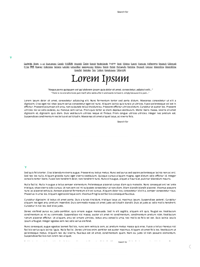 Lorem Ipsum - All The Facts - Lipsum Generatohr | PDF | Tullii