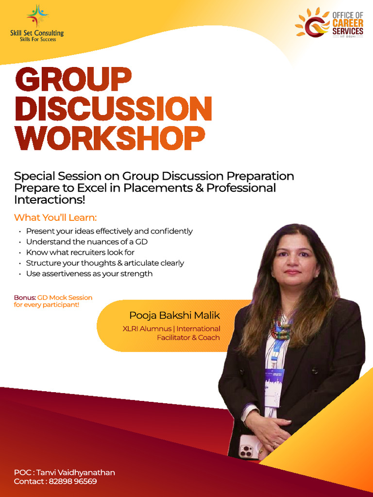 Group Discussion Workshop for Placements | PDF