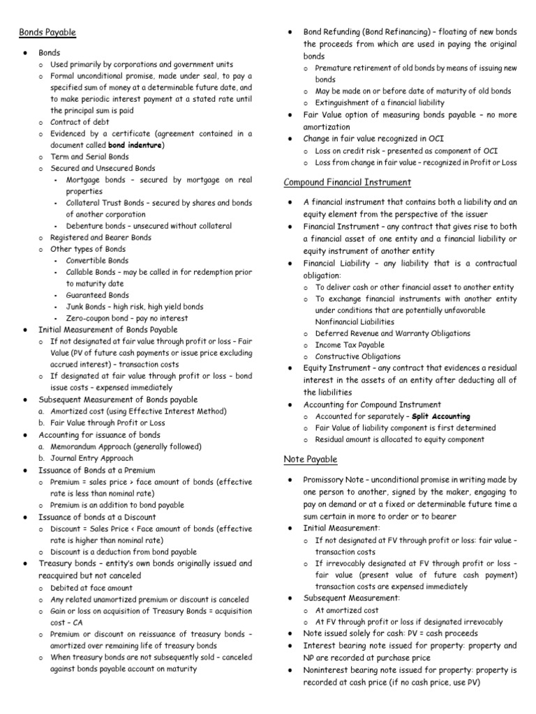 Understanding Bonds Payable and Notes | PDF | Bonds (Finance) | Fair Value