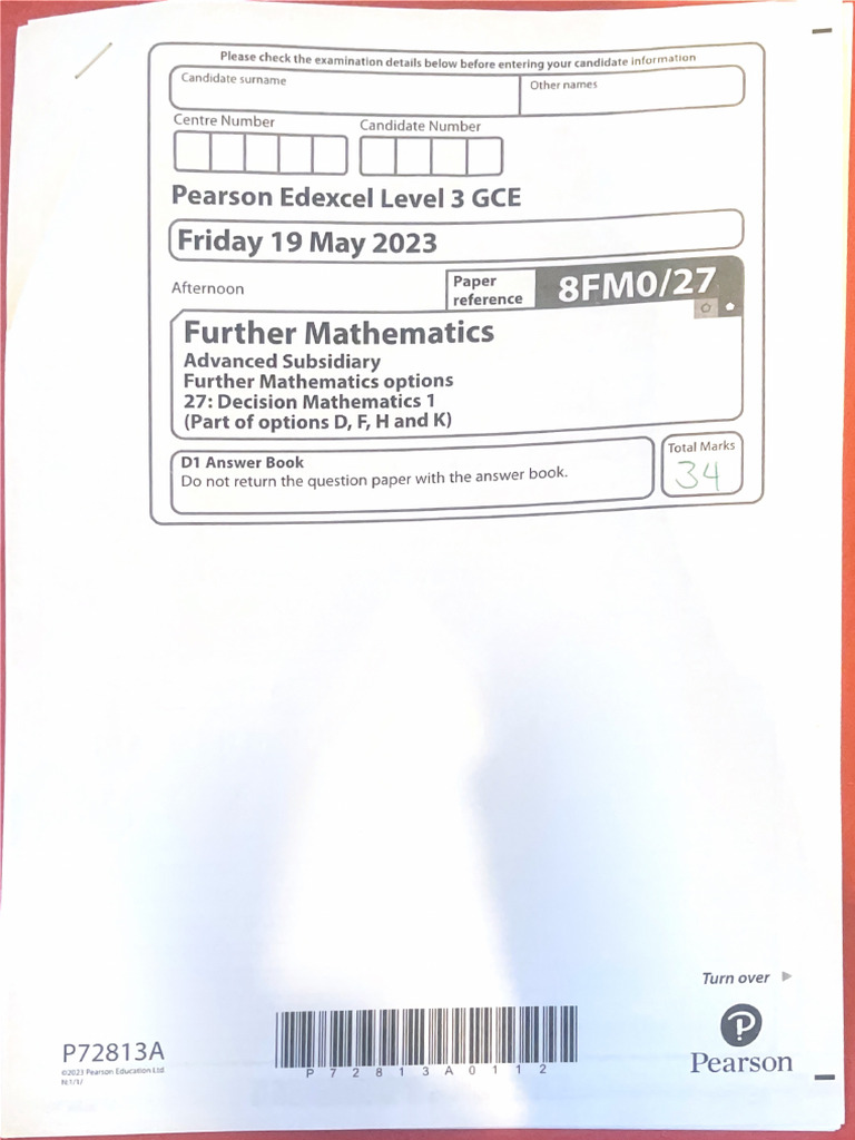 D1 Paper 2023 | PDF