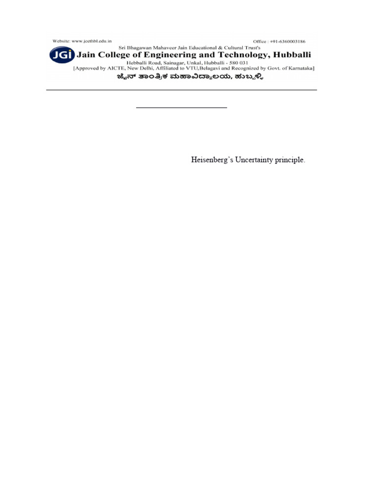 Quantum Physics Assignment Overview | PDF