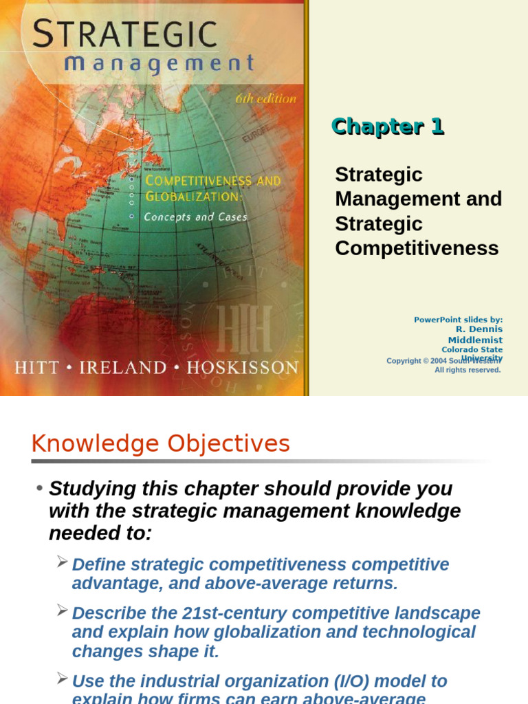 Ch01 Hitt Lecture | PDF | Strategic Management | Competitive Advantage