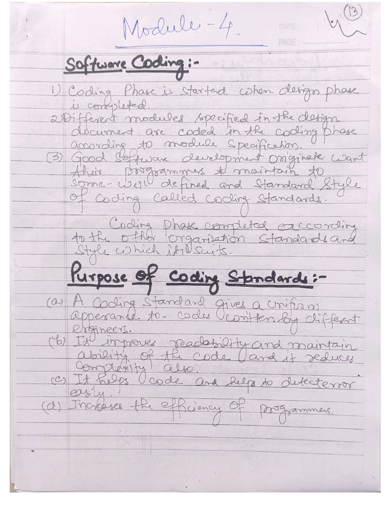 S.E. 4th Module by Mr. V. Prakash | PDF