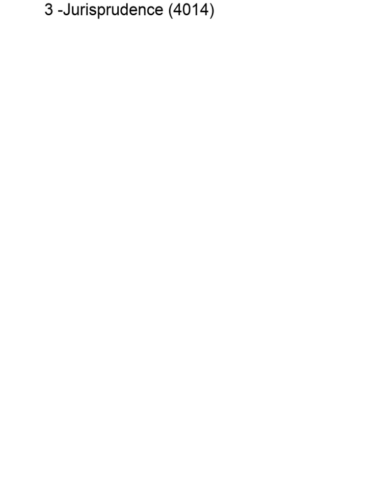 Jurisprudence Course Outline and Topics | PDF | Taxes | Customs