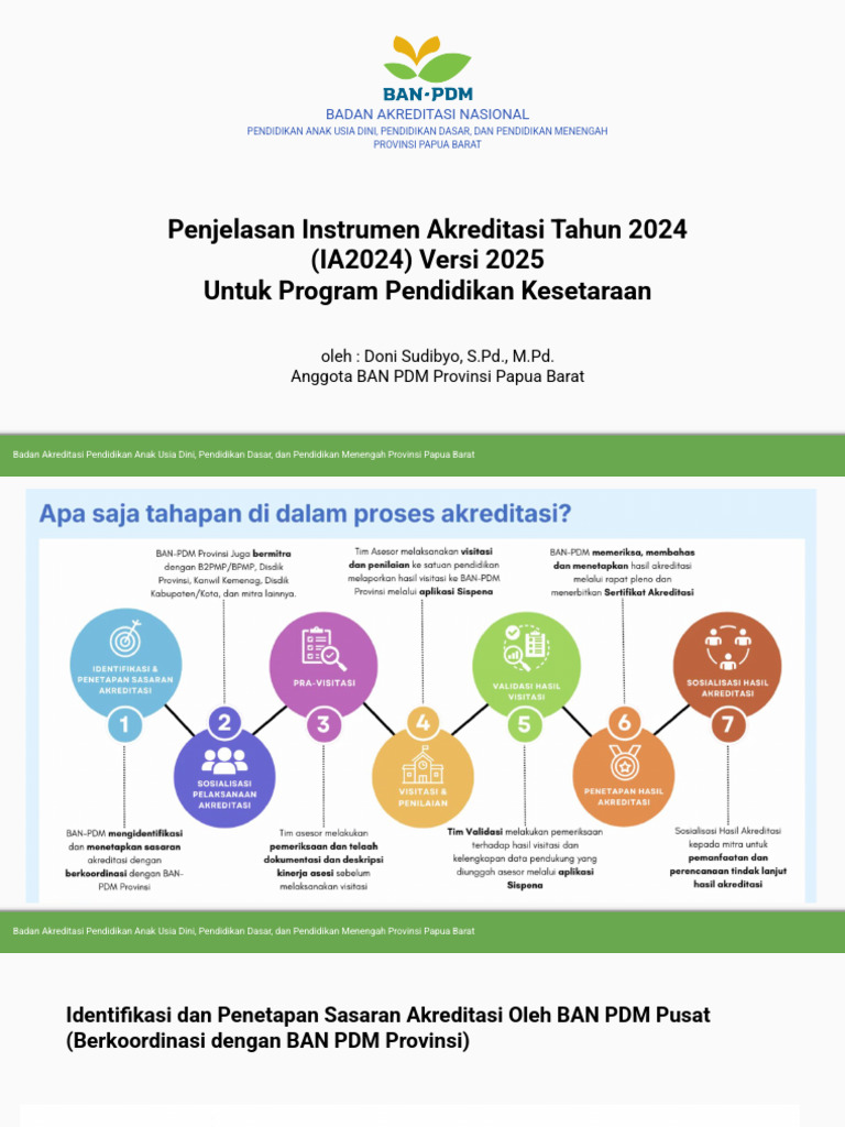 Panduan Akreditasi Pendidikan Kesetaraan 2024 | PDF