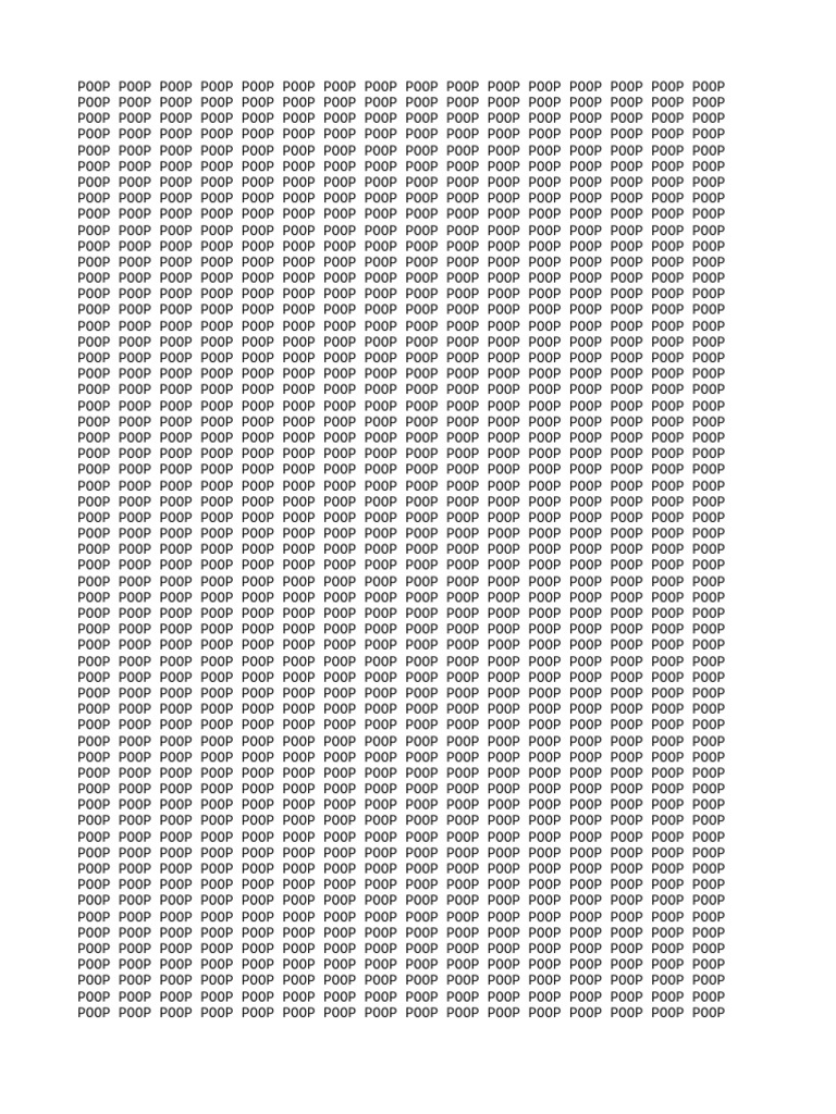 POOP | PDF