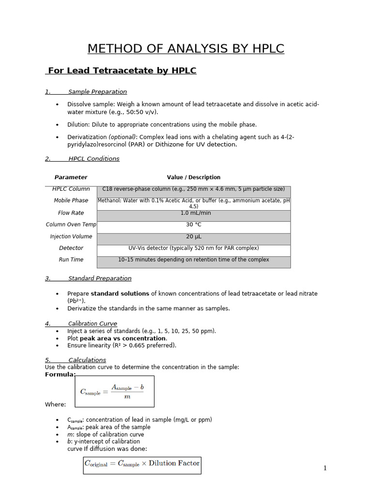 Method of Analysis HPCL ... | PDF