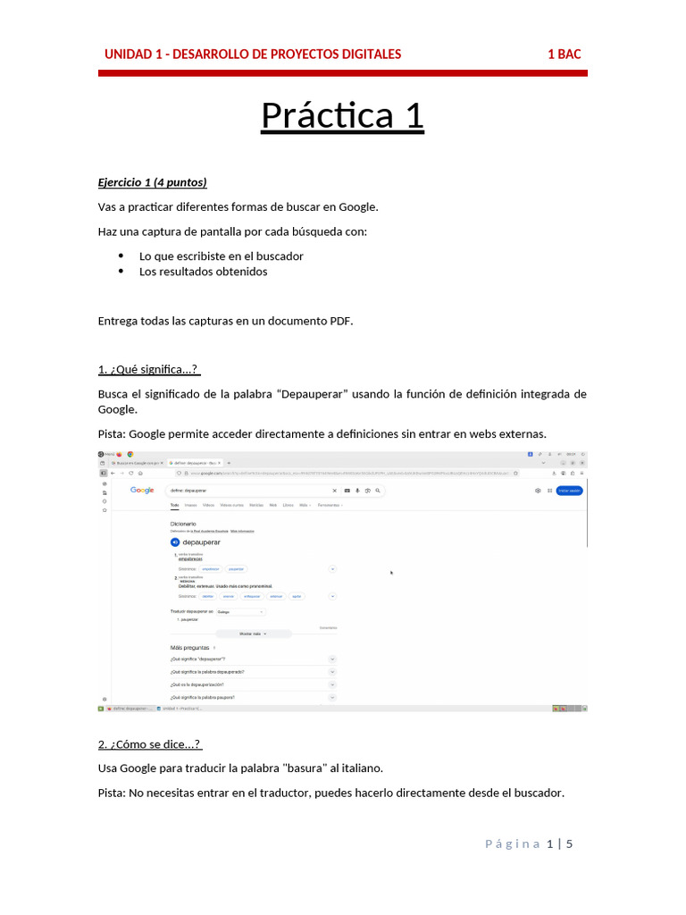 Prácticas de Búsqueda en Google y IA | PDF | Wikipedia | Inteligencia ...