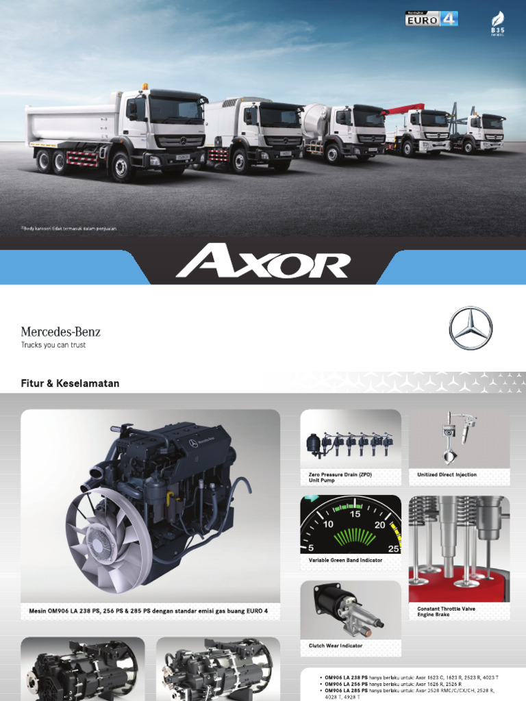 Mercedes Benz Axor General Brochure | PDF