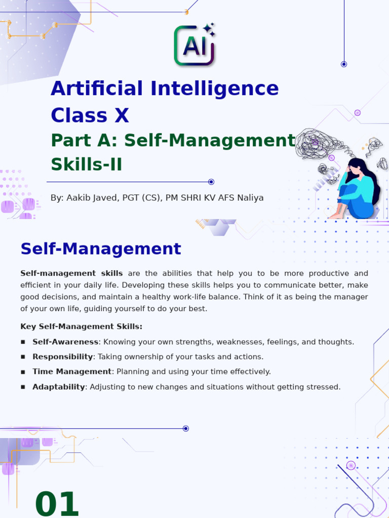 Class 9 Self-Management Skills Guide | PDF | Stress (Biology) | Motivation