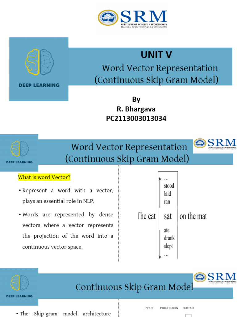 Continuous Skip Gram Model Explained | PDF | Applied Mathematics | Learning