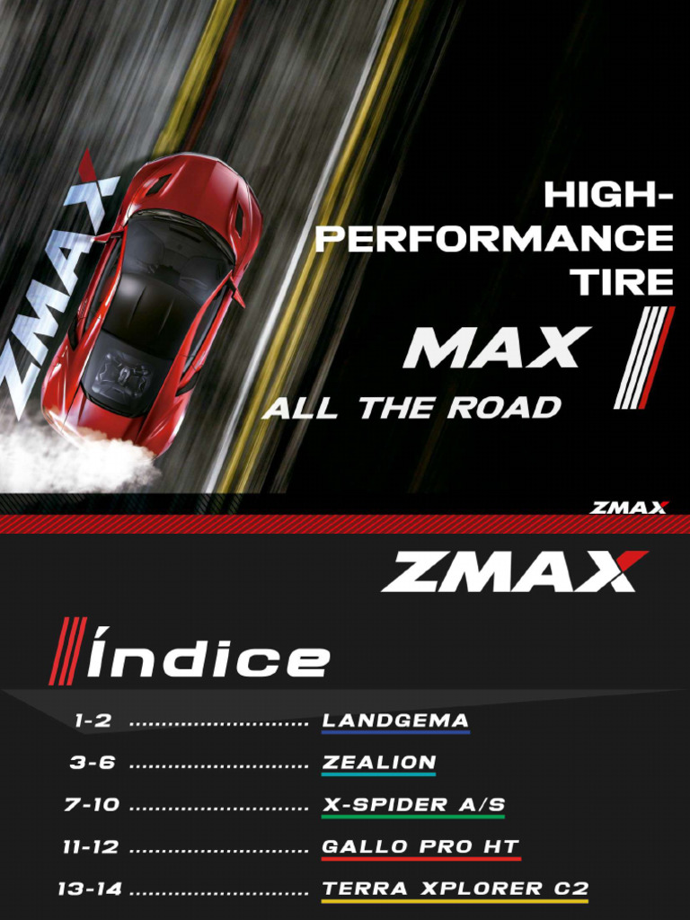 Zmax Catalogo | PDF