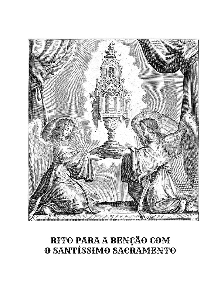 Rito Para A Benção Com O Santíssimo Sacramento 1 Pdf Teologia