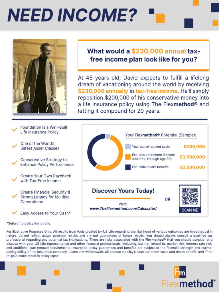 Maximize Tax-Free Income with Flexmethod | PDF | Insurance | Life Insurance