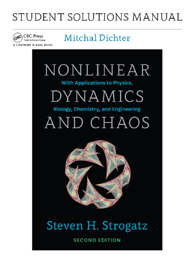 Student Solutions Manual: Nonlinear Dynamics | PDF | Chaos Theory ...