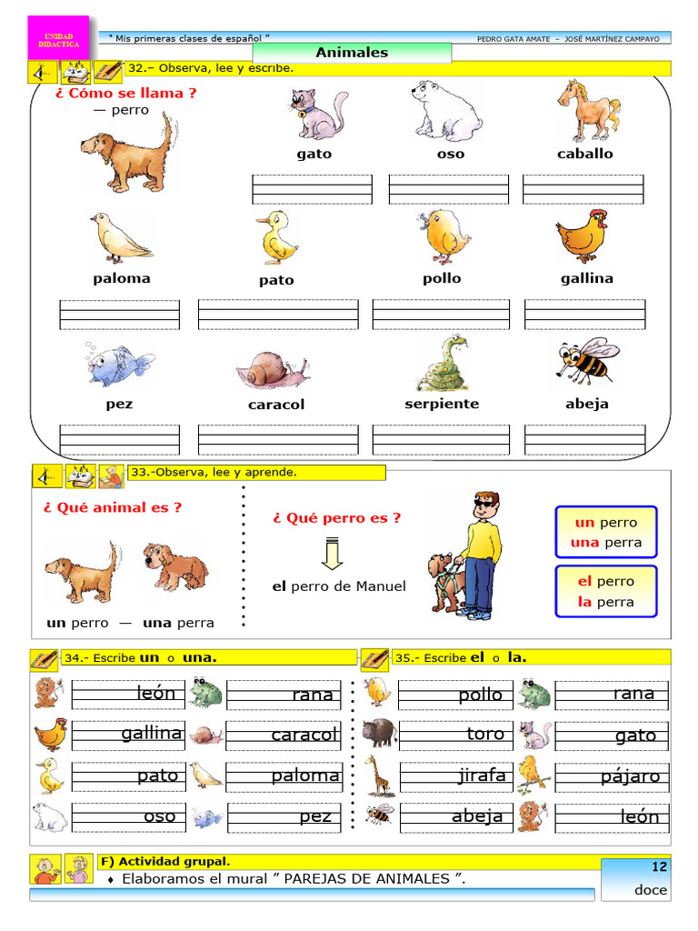 Mis Primeras Clases Espanol | PDF | Color