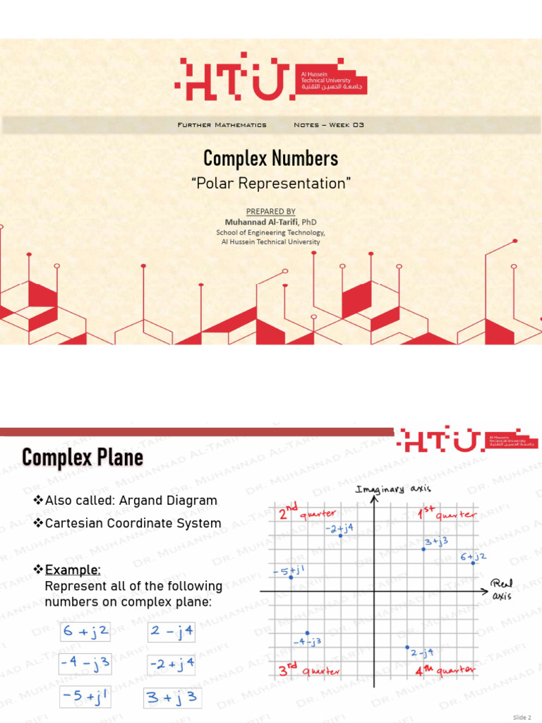 Complex Numbers: Polar Representation Guide | PDF | Complex Number ...