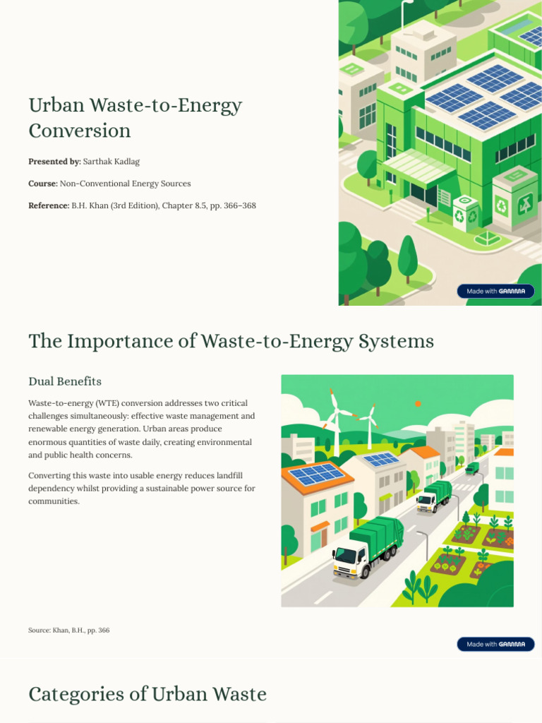 Urban Waste-to-Energy Solutions Explained | PDF | Waste | Anaerobic ...