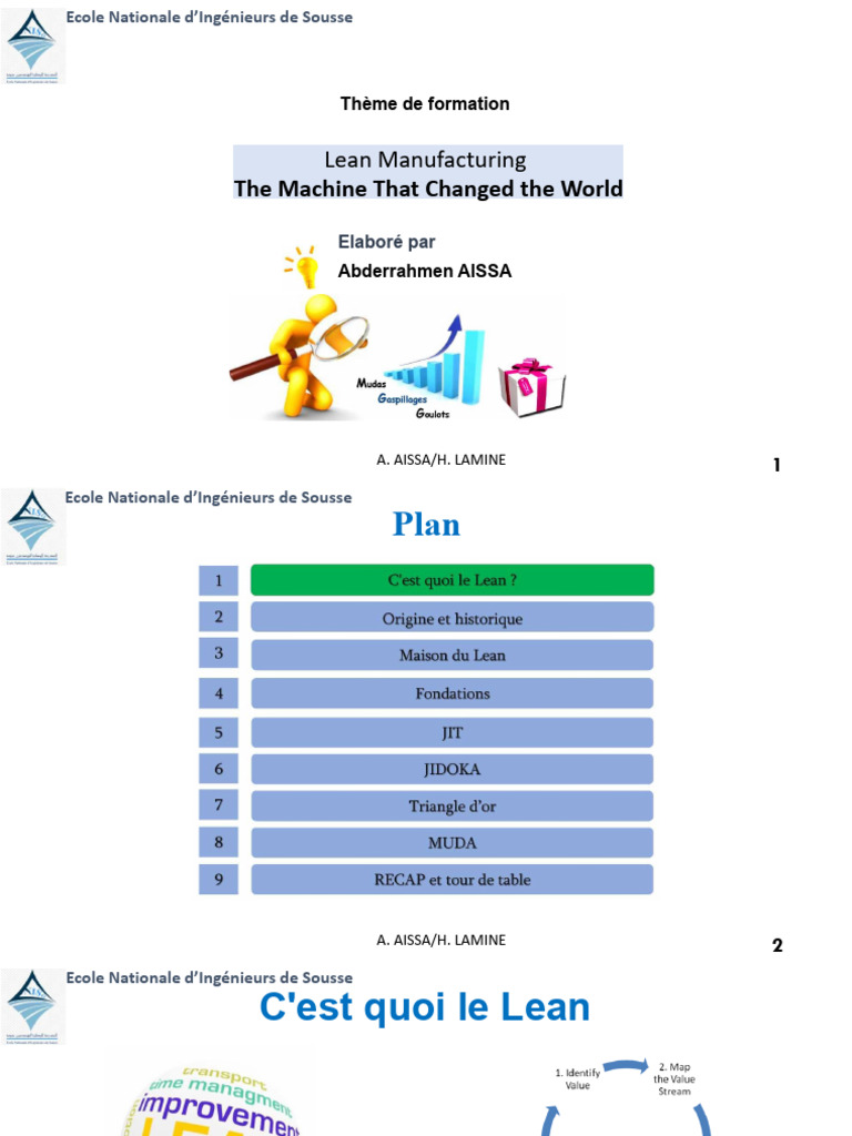 Introduction au Lean Manufacturing | PDF | Lean (production) | Qualité