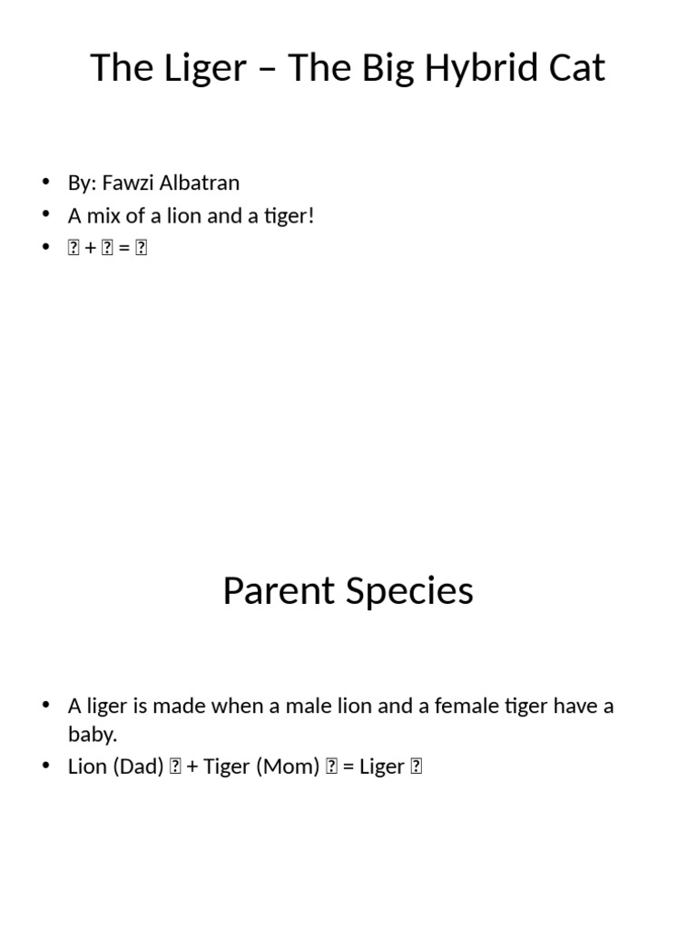 Liger Presentation Grade5 | PDF
