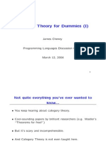 Category Theory For Dummies