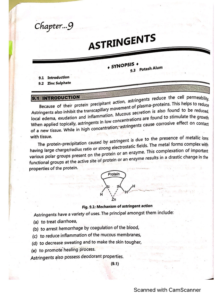 BP104T Astringents | PDF