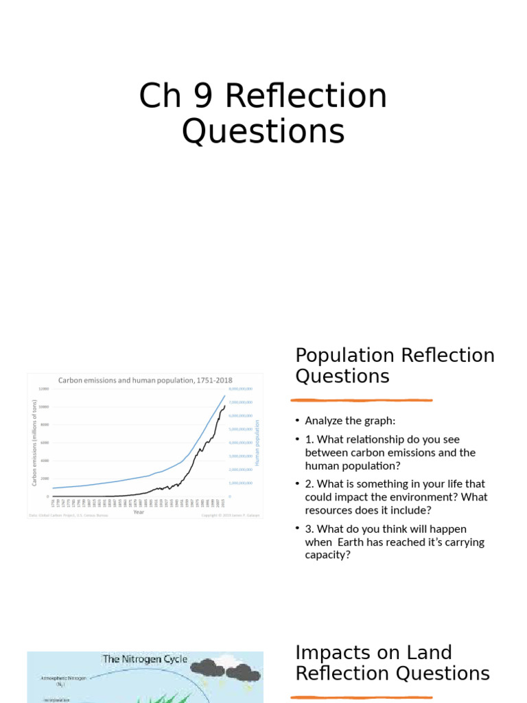 Environmental Impact Reflection Questions | PDF