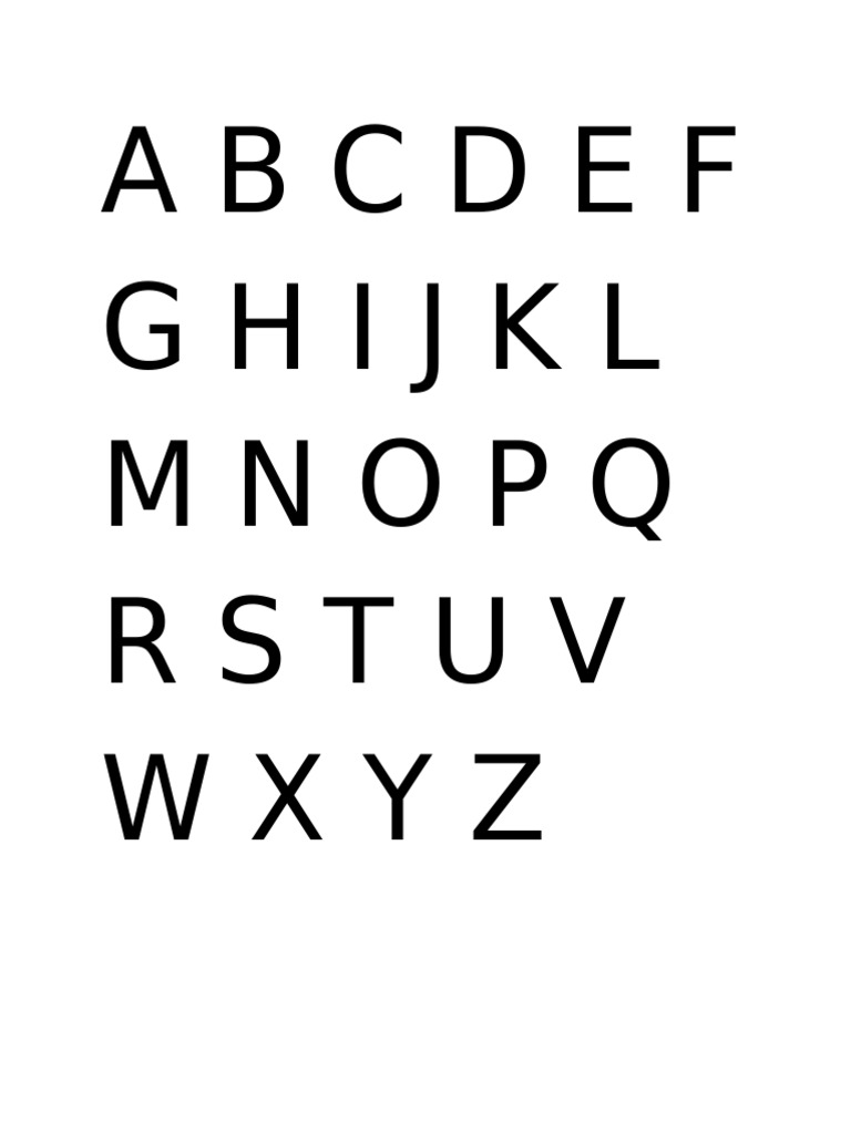 Abcdef Ghijkl Mnopq Rstuv Wxyz | PDF