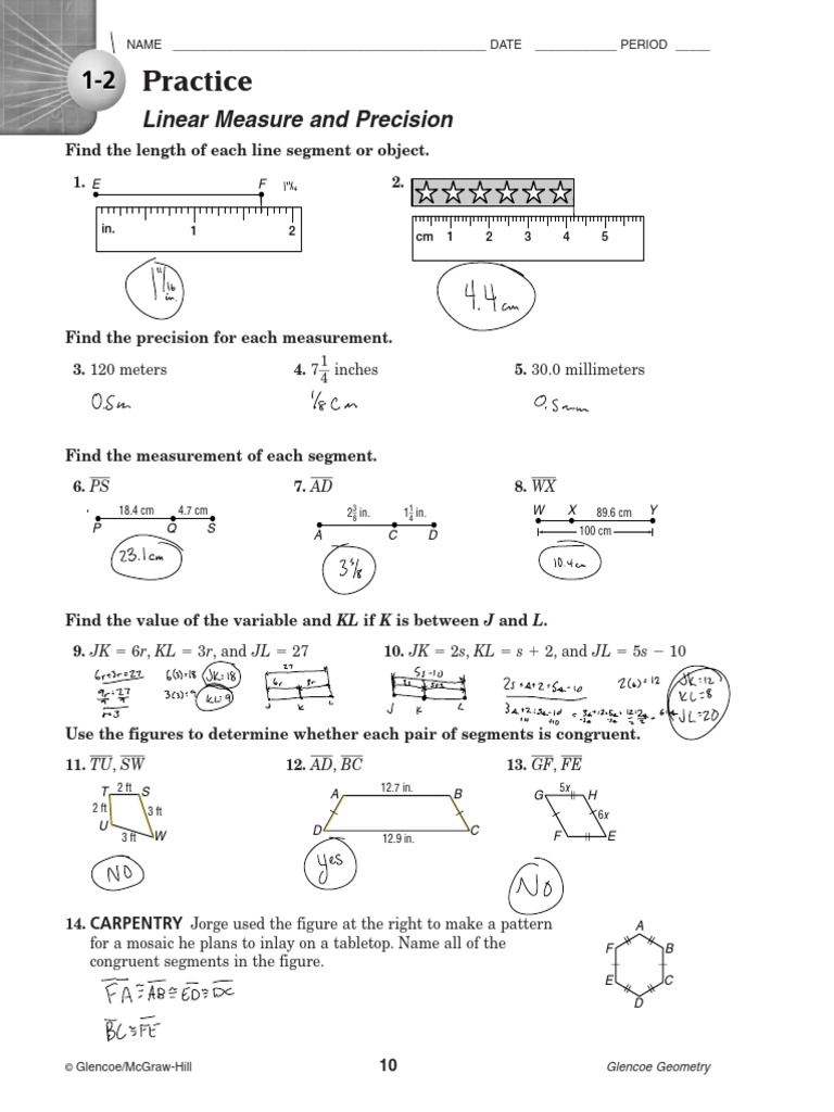 Linear Measurement and Precision Practice | PDF | Chess Openings ...