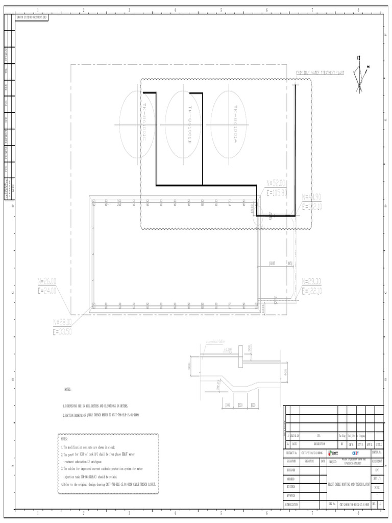 Cmit 240046 786 00 Ele 15.01 0005 - A - Plant Cable Routing and Trench ...