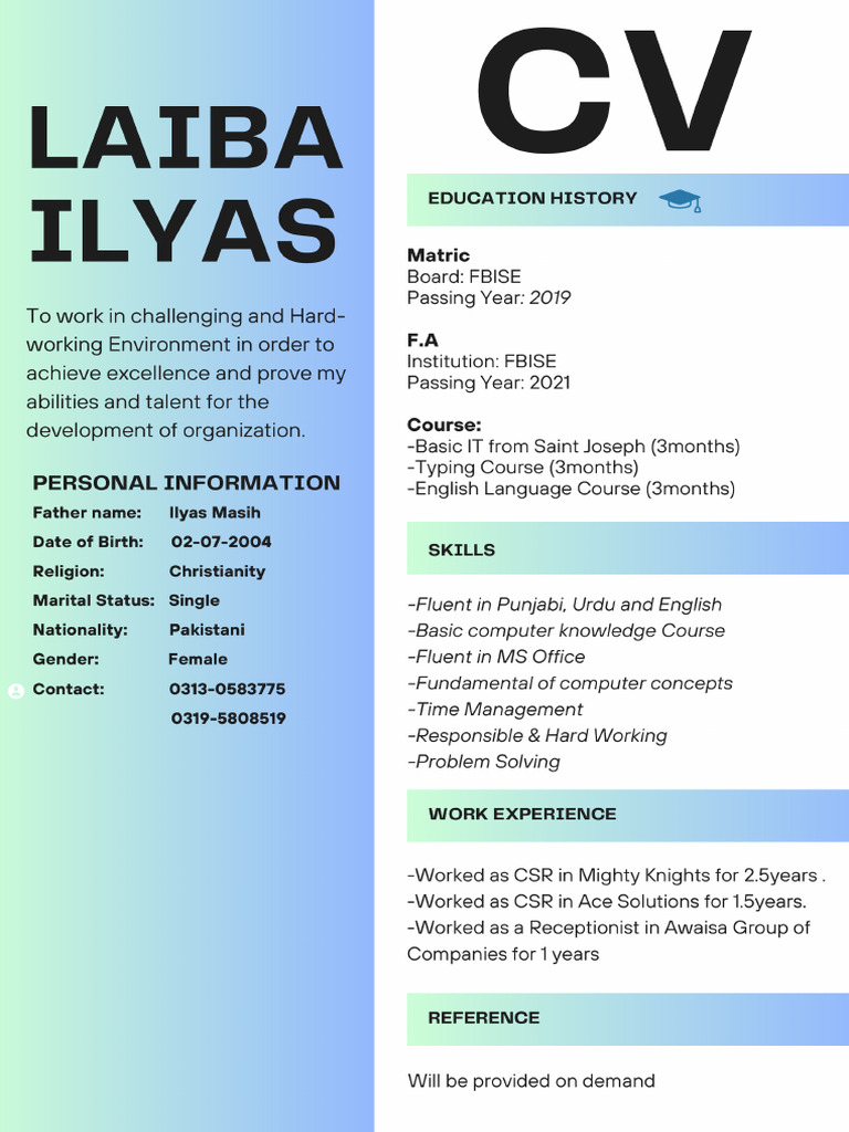 cv1 1 | PDF