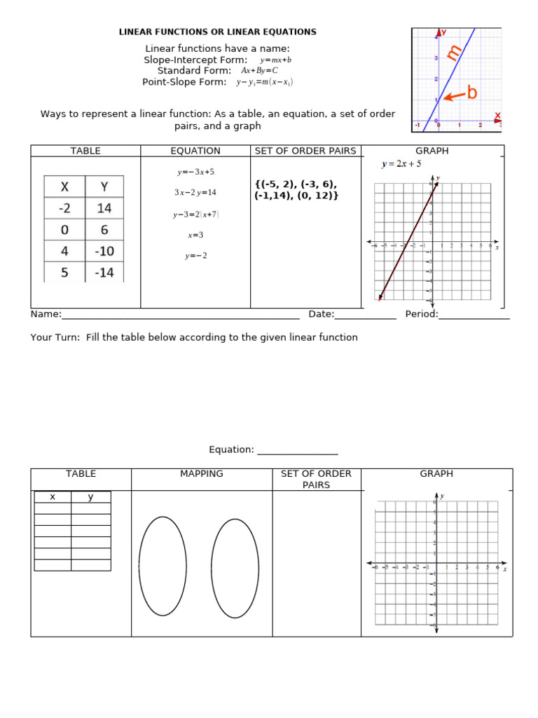 Understanding Linear Functions and Equations | PDF