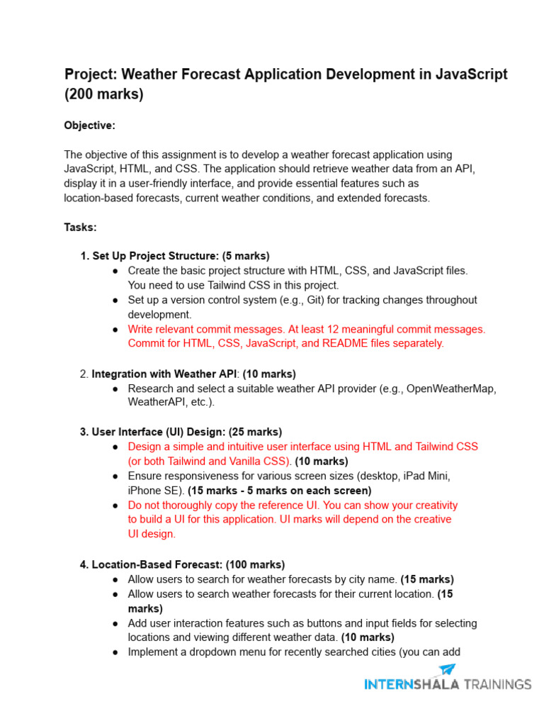Weather Forecast Project Edited | PDF | User Interface | Version Control