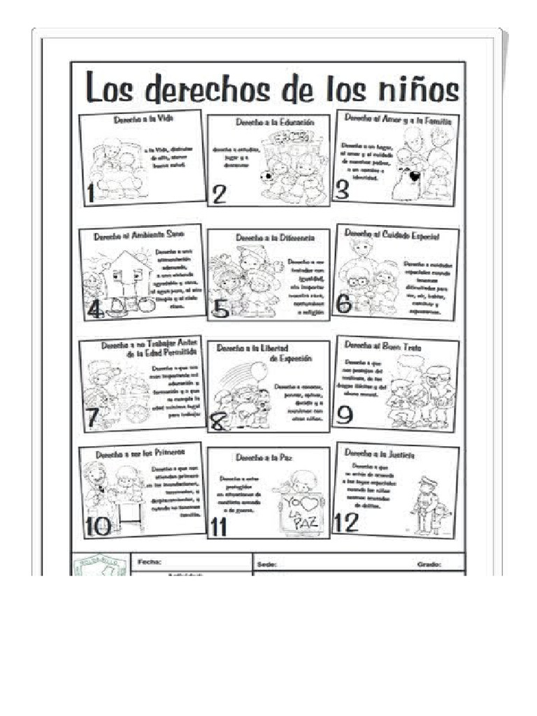 Derechos de Los Niños | PDF