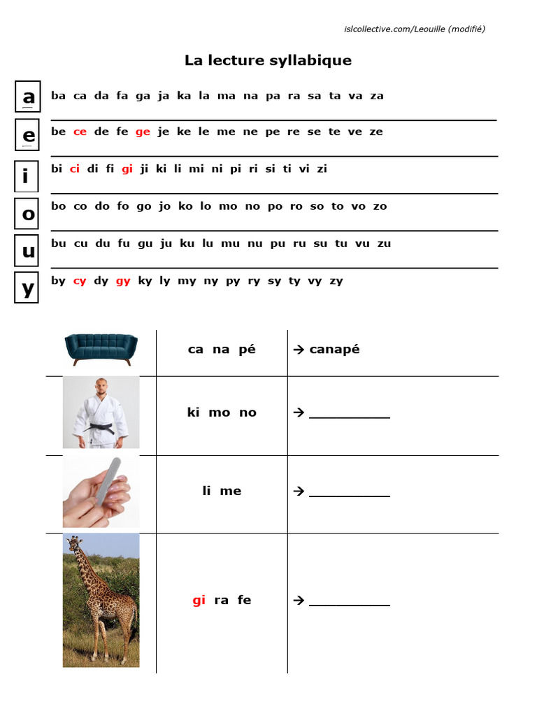 La Lecture Syllabique Phonetiques Prononciation Modifie | PDF