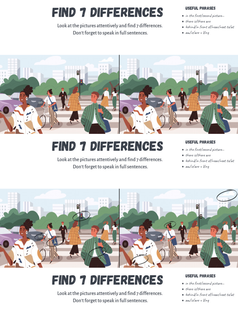 Find 7 Differences in Pictures | PDF