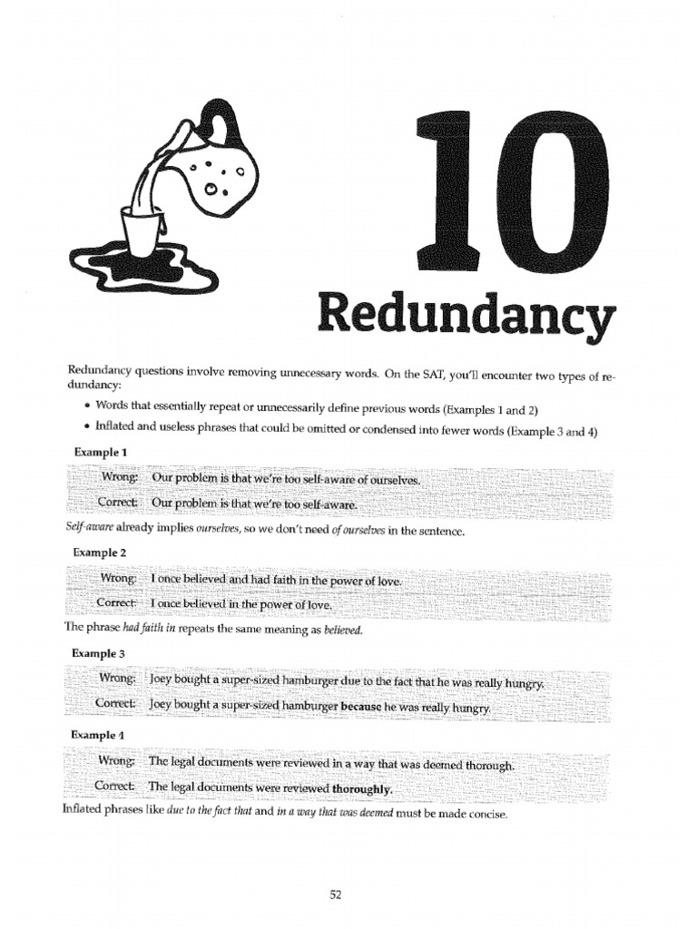 Redundancy y | PDF