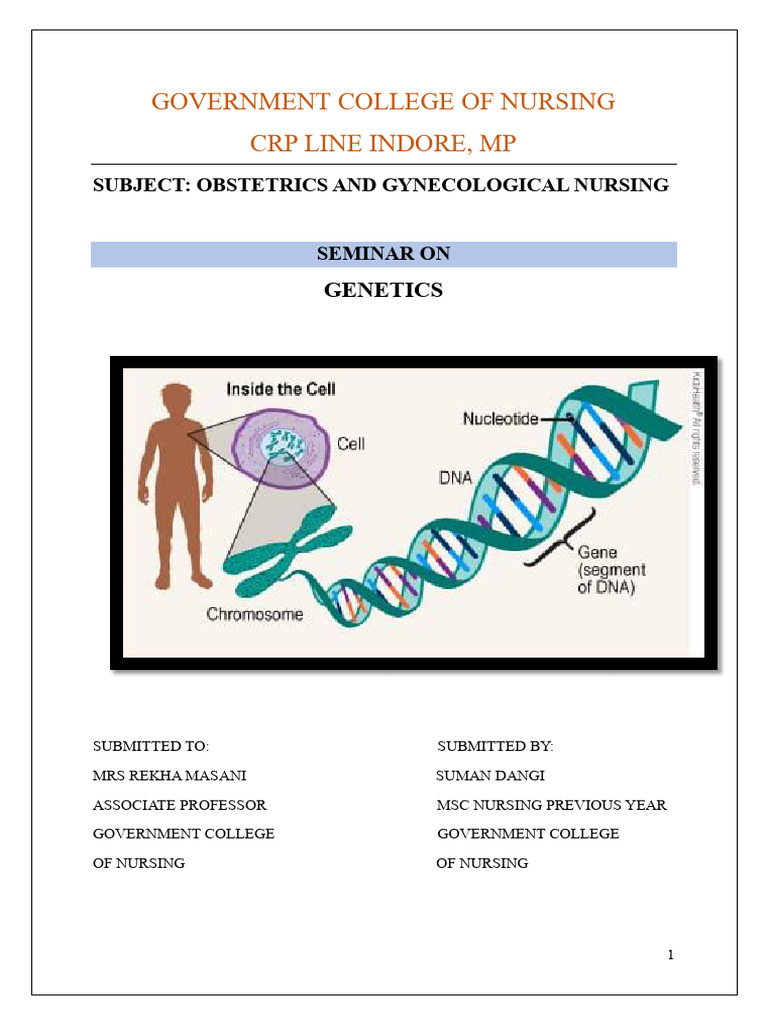 Genetics (1) | PDF | Gene | Dna