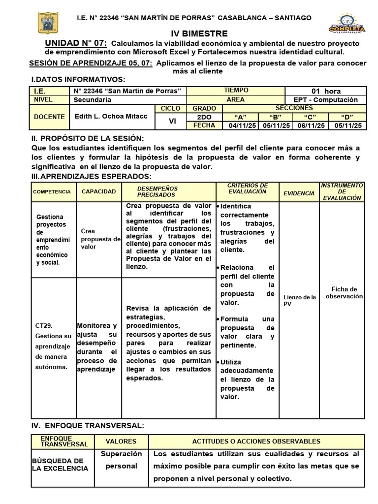 Propuesta de Valor y Cliente en Excel | PDF | Hipótesis | Cliente
