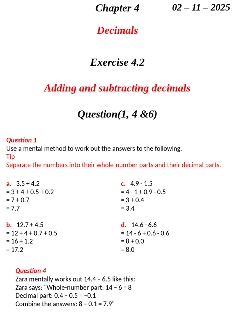 Exercise 4.2(i) | PDF