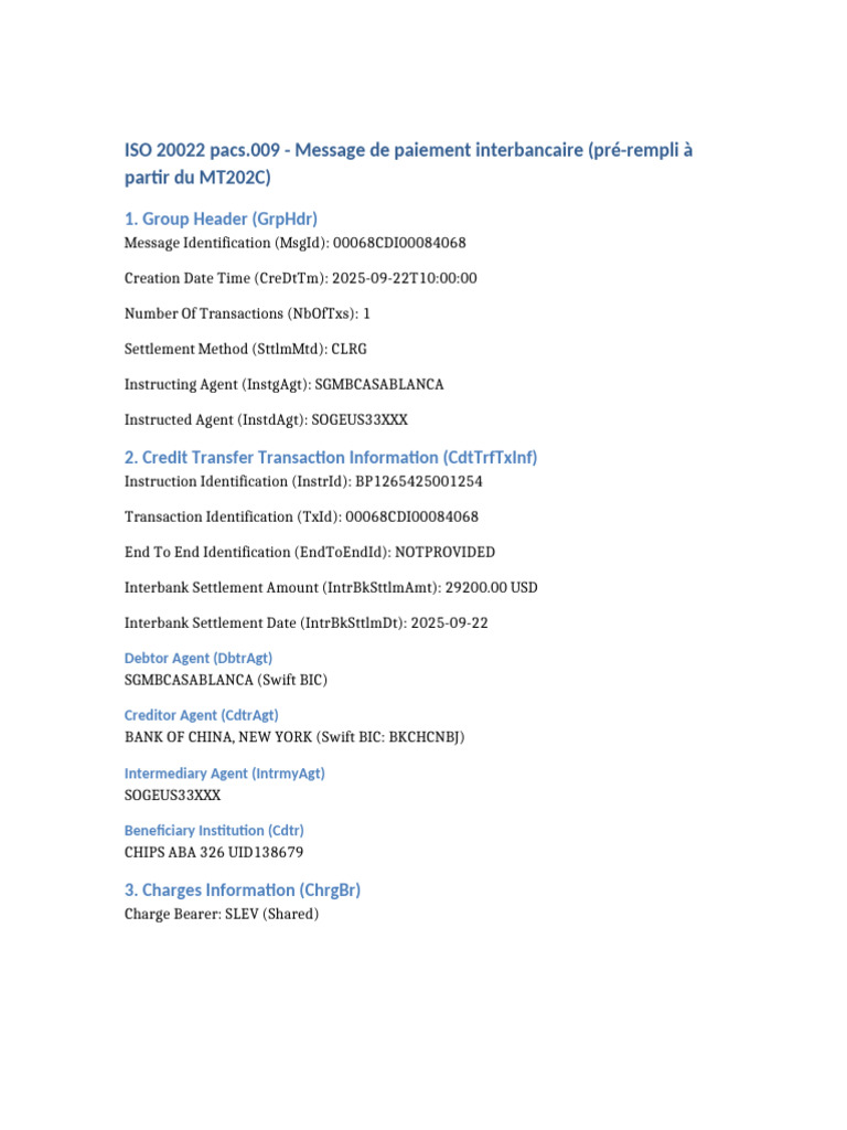 Pacs009 Prep Rempli | PDF