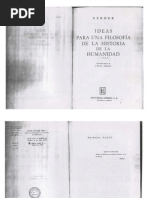 J. G. Herder  -  Ideas para una filosofía de la historia de la humanidad