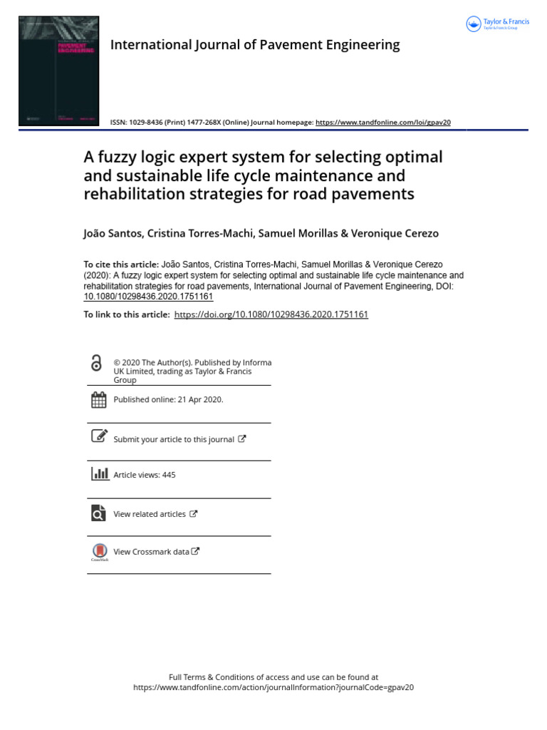 A Fuzzy Logic Expert System For Selecting Optimal and Sustainable Life ...
