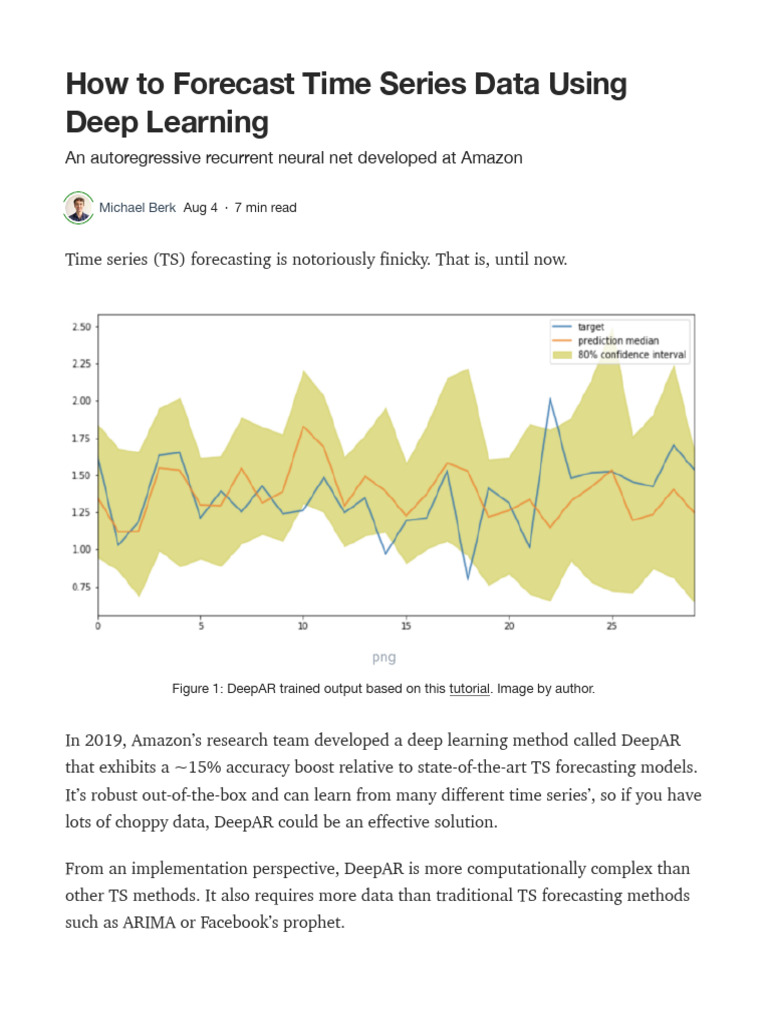 DeepAR: Advanced Time Series Forecasting | PDF | Dependent And ...