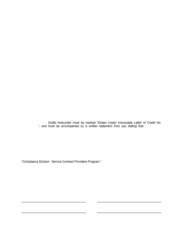 Sample of L.C.2 | PDF | Letter Of Credit | Civil Law (Legal System)