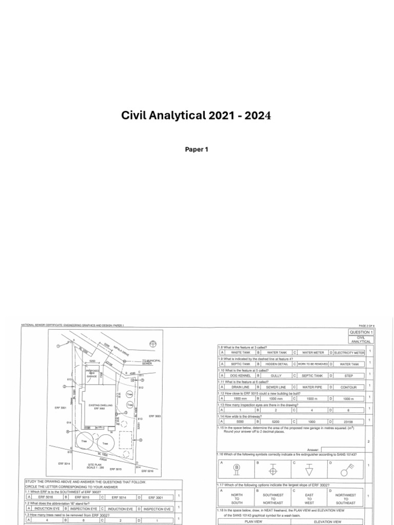 Civil Analytical 2021-24 | PDF