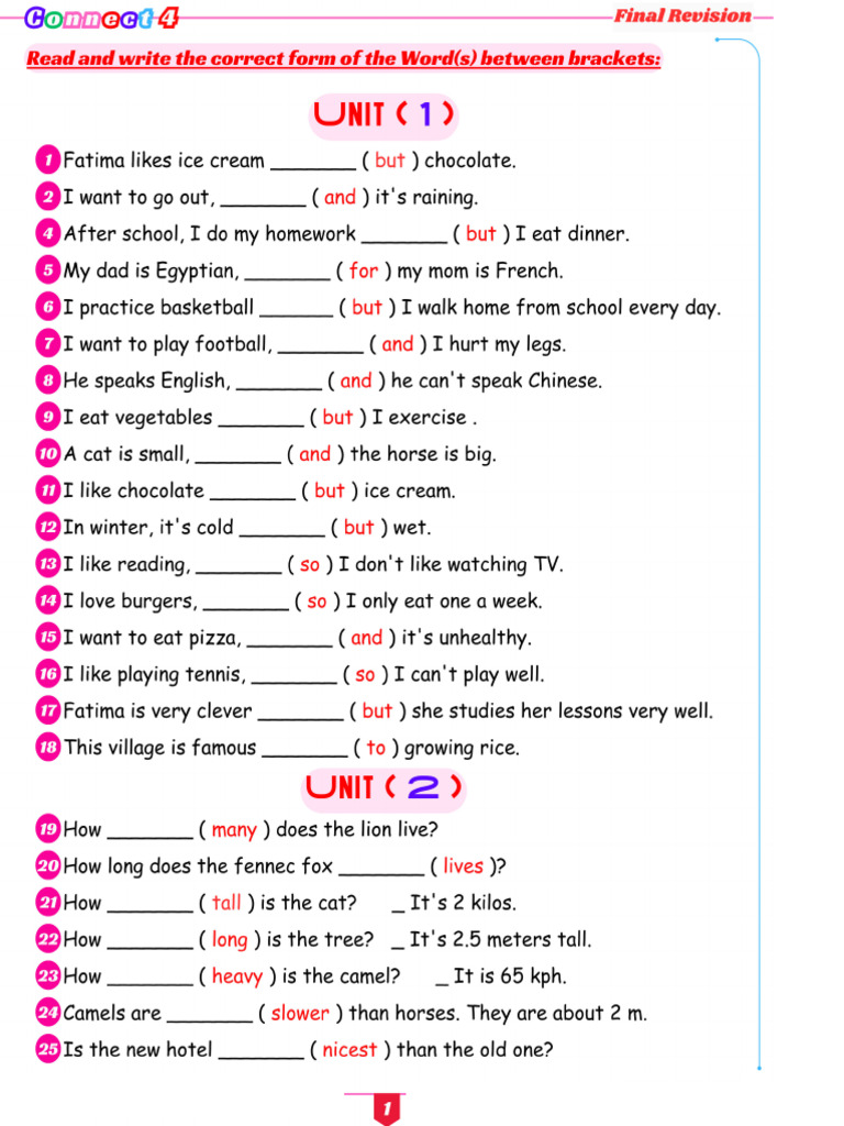 Connect+4+Final+Revision 2 | PDF
